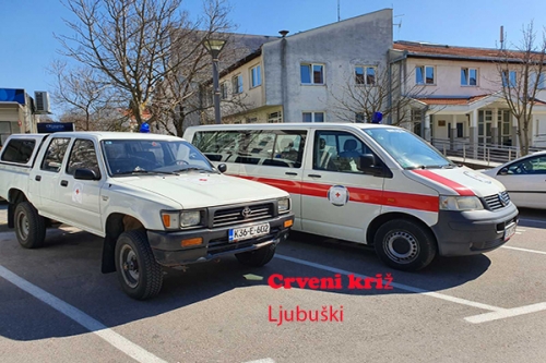 Crveni križ Ljubuški stavio dva auta u pripravnost
