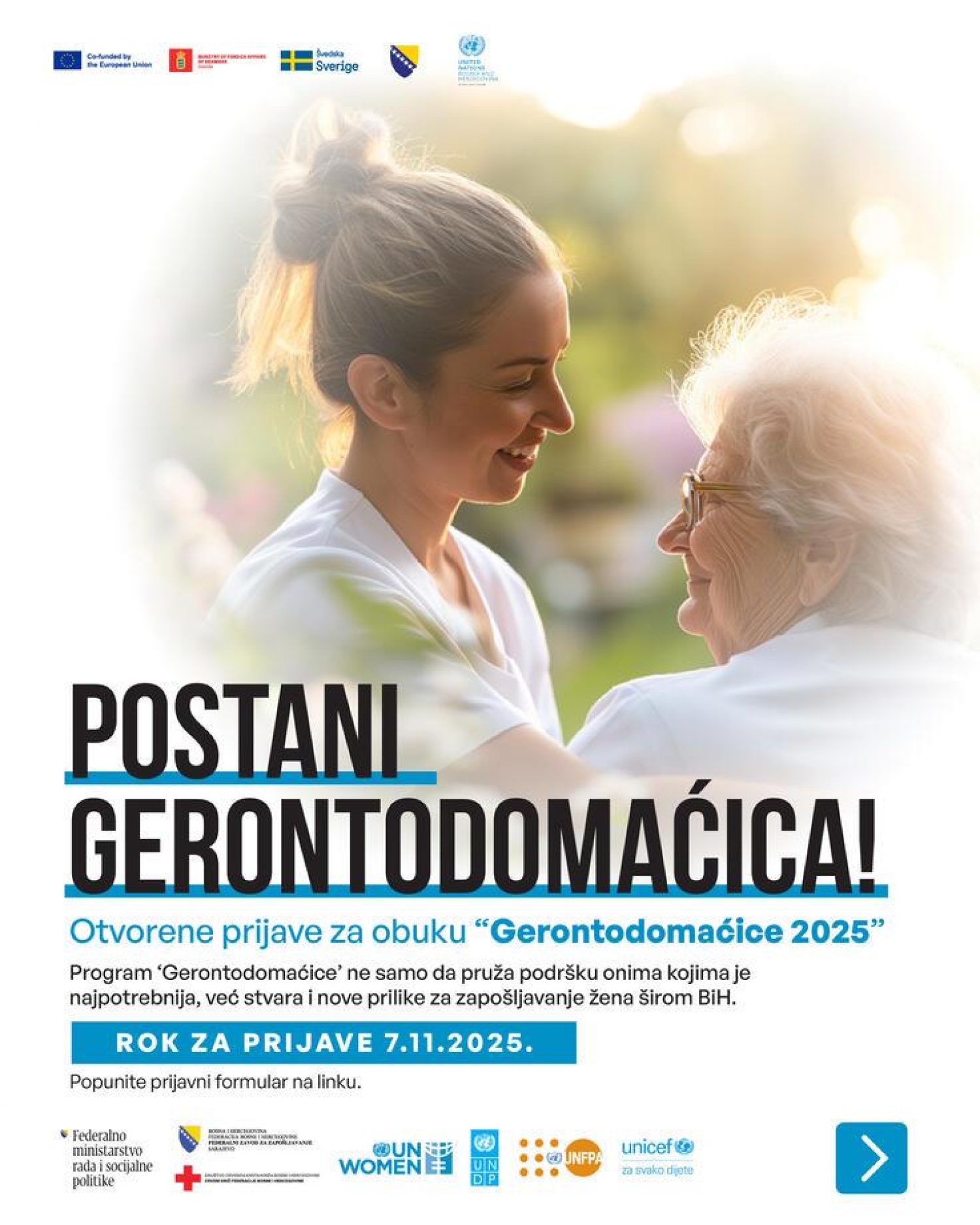 Otvorene prijave za obuku gerontodomaćica