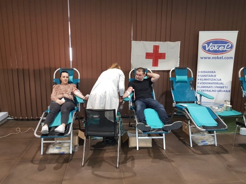 CK Posušje: Zaposlenici Vokela darovali 13 doza krvi!