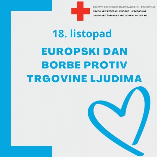 18. listopada - Europski dan borbe protiv trgovine ljudima